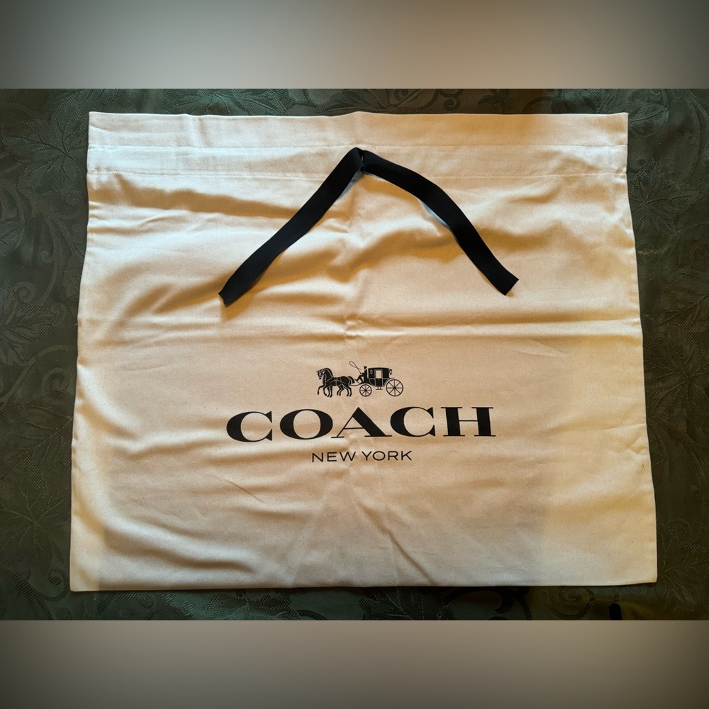 LARGE COACH HEAVY COTTON DUSTBAG 24W x 20H